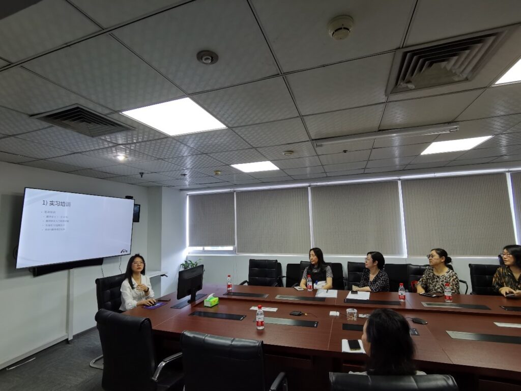 Shanghai University of International Business and Economics visited mts for the first time