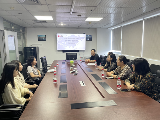 Shanghai University of International Business and Economics visited mts for the first time